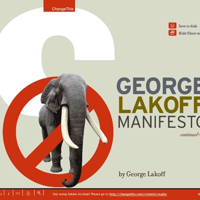 George Lakoff Manifesto