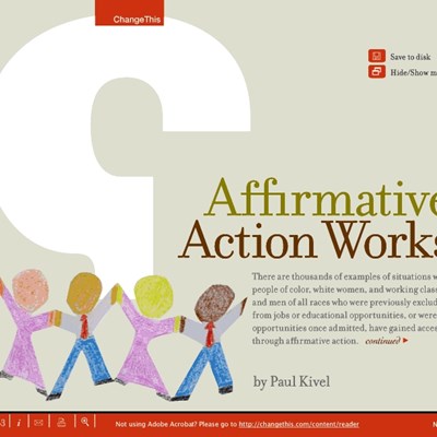Affirmative Action Works!