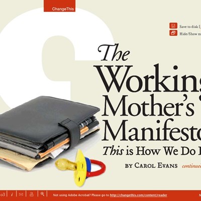 The Working Mother's Manifesto: This is How We Do It